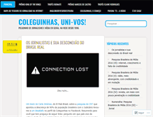 Tablet Screenshot of coleguinhas.wordpress.com
