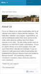 Mobile Screenshot of focusonliberia.wordpress.com