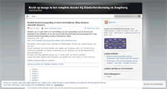 Desktop Screenshot of inzagerecht.wordpress.com