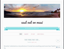 Tablet Screenshot of castoutmaui.wordpress.com