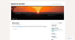 Desktop Screenshot of danielandjenniferpowell.wordpress.com