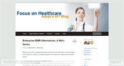 Desktop Screenshot of focusonhealthcare.wordpress.com