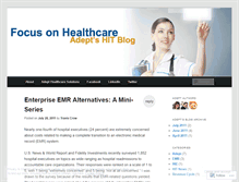Tablet Screenshot of focusonhealthcare.wordpress.com