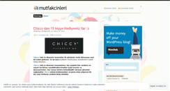Desktop Screenshot of mutfakcinleri.wordpress.com
