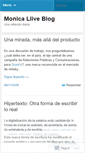 Mobile Screenshot of monicallive.wordpress.com