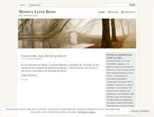 Tablet Screenshot of monicallive.wordpress.com