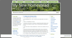 Desktop Screenshot of mynewhomestead.wordpress.com