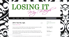 Desktop Screenshot of losingitmyweigh.wordpress.com