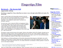 Tablet Screenshot of fingertipsfilm.wordpress.com