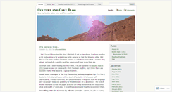 Desktop Screenshot of cultureandcake.wordpress.com