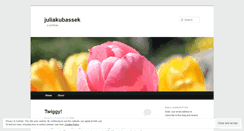 Desktop Screenshot of juliakubassek.wordpress.com