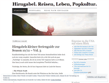 Tablet Screenshot of hirngabel.wordpress.com