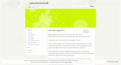 Desktop Screenshot of peaceloveclouds.wordpress.com