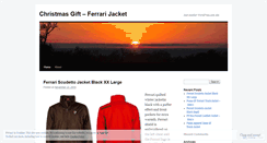 Desktop Screenshot of ferrarijacket.wordpress.com