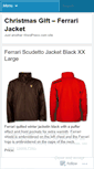 Mobile Screenshot of ferrarijacket.wordpress.com