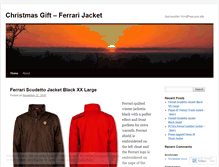 Tablet Screenshot of ferrarijacket.wordpress.com