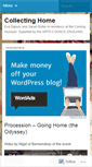 Mobile Screenshot of collectinghome.wordpress.com