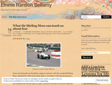 Tablet Screenshot of erbcoach.wordpress.com