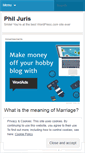 Mobile Screenshot of philjuris.wordpress.com