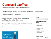Tablet Screenshot of conciseboxoffice.wordpress.com