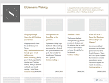 Tablet Screenshot of elpisman.wordpress.com