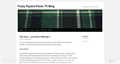 Desktop Screenshot of fuzzypyjamapants.wordpress.com