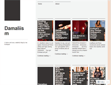 Tablet Screenshot of damaliism.wordpress.com