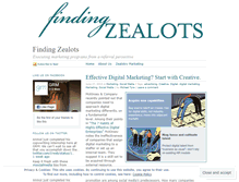 Tablet Screenshot of findingzealots.wordpress.com