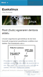Mobile Screenshot of euskalinux.wordpress.com