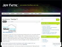 Tablet Screenshot of jfattic.wordpress.com