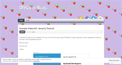 Desktop Screenshot of diycute.wordpress.com
