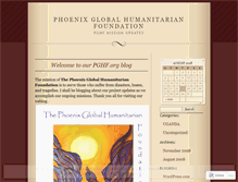 Tablet Screenshot of pghf.wordpress.com