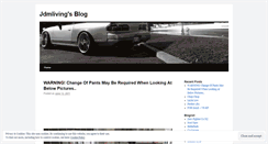 Desktop Screenshot of jdmliving.wordpress.com