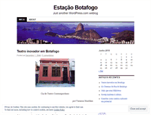 Tablet Screenshot of estacaobotafogo.wordpress.com