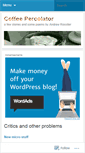 Mobile Screenshot of coffeepercolator.wordpress.com