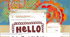 Desktop Screenshot of edheads.wordpress.com