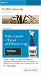 Mobile Screenshot of flexibletension.wordpress.com