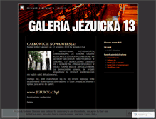 Tablet Screenshot of jezuicka13.wordpress.com