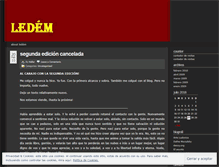 Tablet Screenshot of ledem.wordpress.com