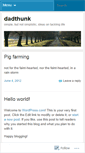 Mobile Screenshot of dadthunk.wordpress.com