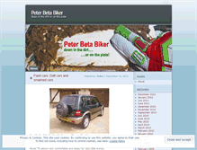 Tablet Screenshot of peterbetabiker.wordpress.com