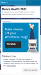 Mobile Screenshot of menshealth2011.wordpress.com