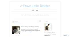 Desktop Screenshot of abravelittletoaster.wordpress.com