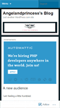 Mobile Screenshot of angelandprincess.wordpress.com