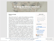 Tablet Screenshot of dimasantunez.wordpress.com