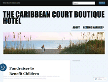 Tablet Screenshot of caribbeancourtboutiquehotel.wordpress.com