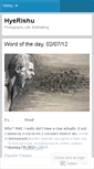 Mobile Screenshot of hyerishu.wordpress.com