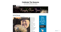 Desktop Screenshot of celebratetheseasons.wordpress.com