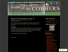 Tablet Screenshot of cobbersoccer.wordpress.com