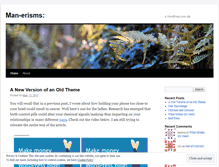 Tablet Screenshot of manerisms.wordpress.com